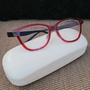 ASPIRE RED TRANSLUCENT EYEGLASS FRAMES